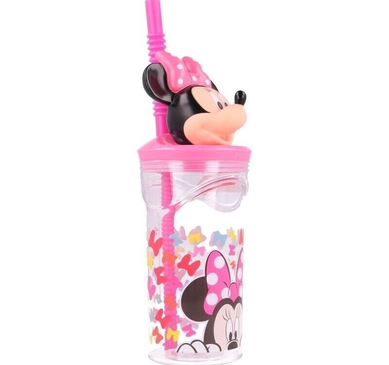 Minnie Mouse 3d bottle with straw
