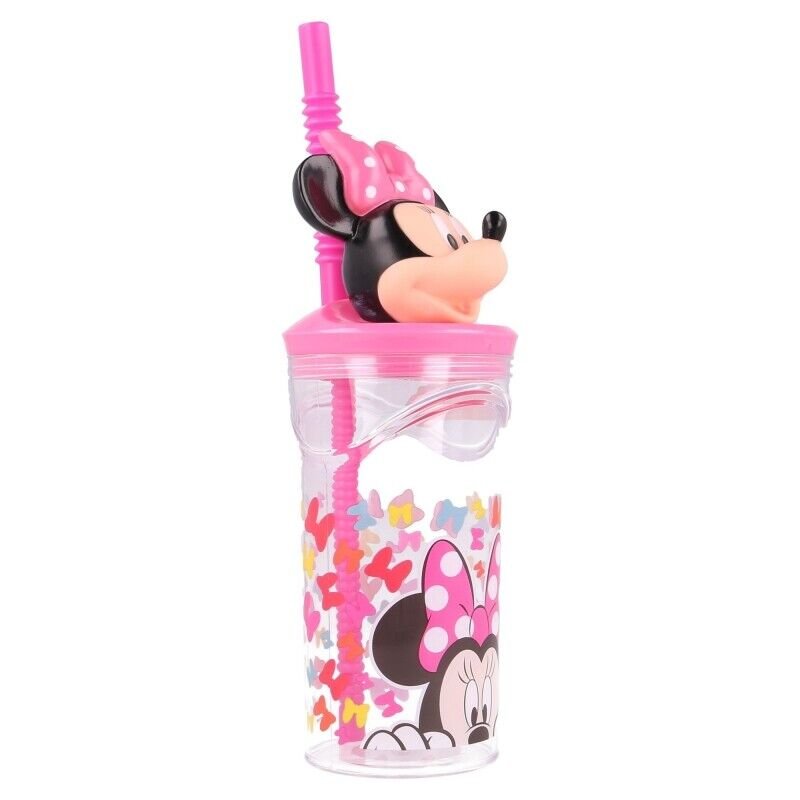 Minnie Mouse 3d bottle with straw