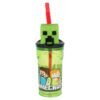Minecraft 3d bottle with straw Minecraft 3d bottle with straw