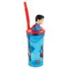 Superman 3d bottle with straw Superman 3d bottle with straw
