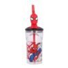 Spiderman 3d bottle with straw Spiderman 3d bottle with straw
