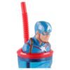 Captain America 3d bottle with straw Captain America 3d bottle with straw