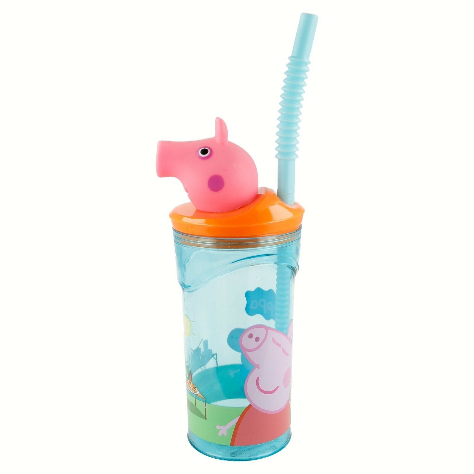 Peppa Piig 3d bottle with straw