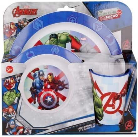 Avengers Microwave safe 3pc dinnerset
