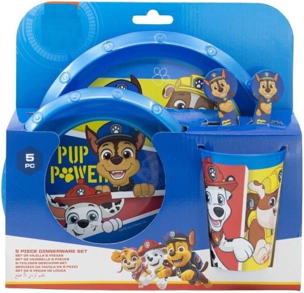 Paw Patrol Boys 5pc dinnerset