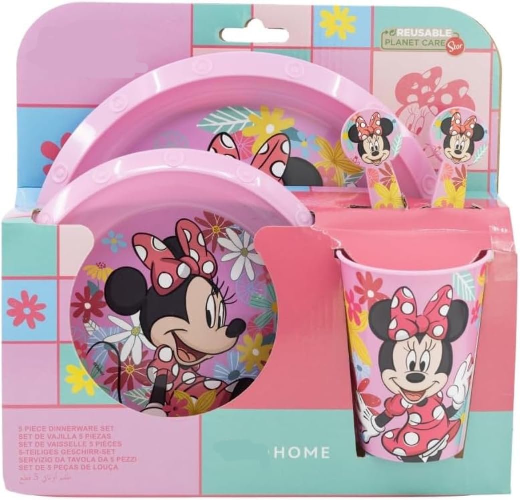 Minnie Mouse 5pc dinnerset