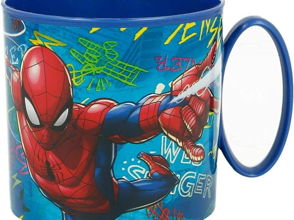 spiderman graffiti mini mug