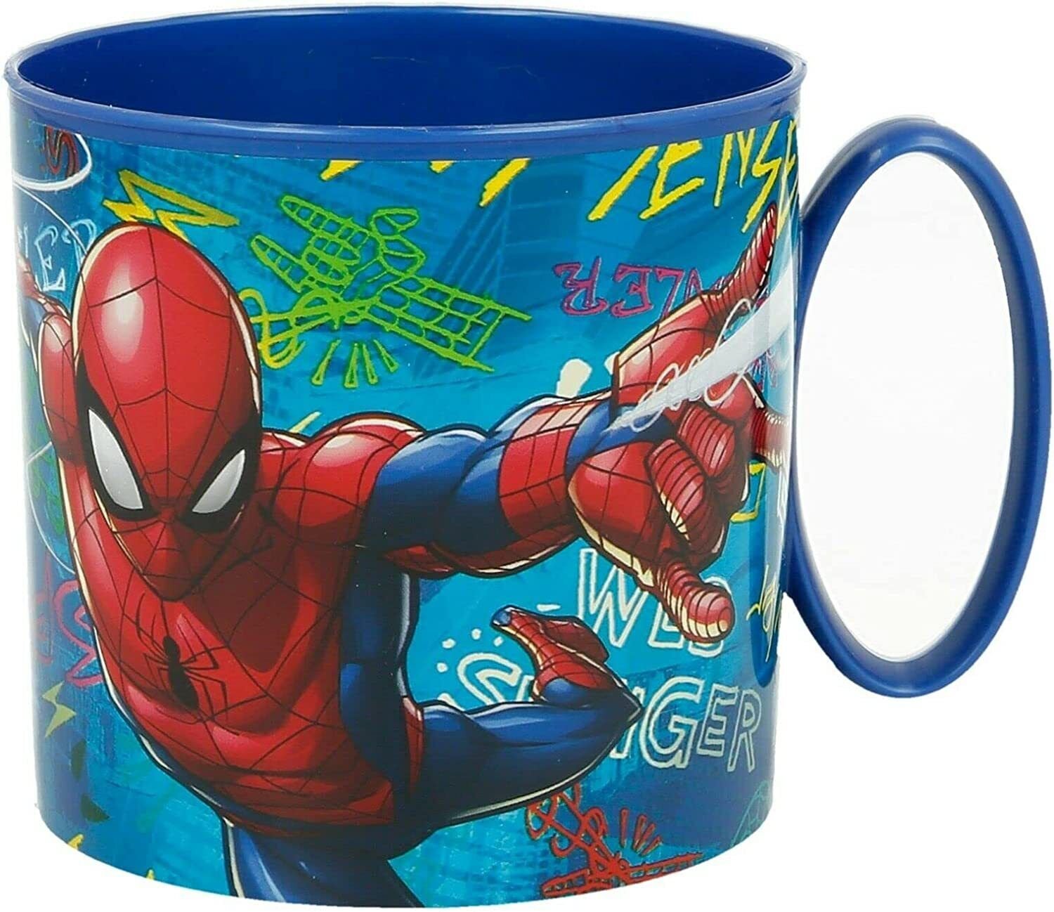 spiderman graffiti mini mug