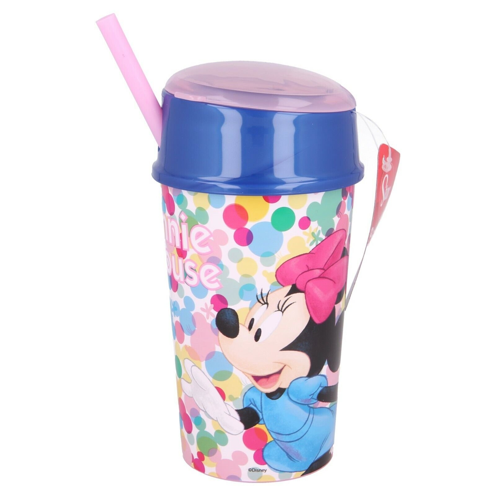 minnie mouse snack tumbler with straw minnie mouse snack tumbler with straw