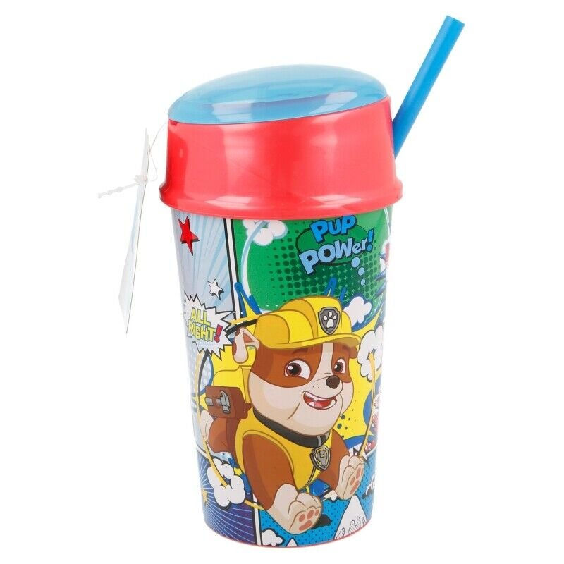 Paw Patrol snack tumbler with straw