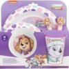 Paw Patrol Girls Microwave safe 5pc dinnerset Paw Patrol Girls Microwave safe 5pc dinnerset