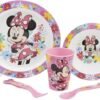 Minnie Mouse Microwave safe 5pc dinnerset Minnie Mouse Microwave safe 5pc dinnerset
