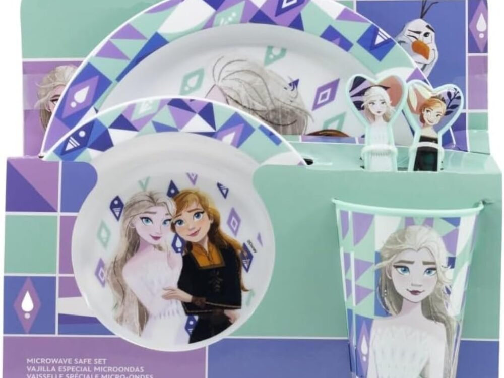 Disney Frozen Microwave safe 5pc dinnerset