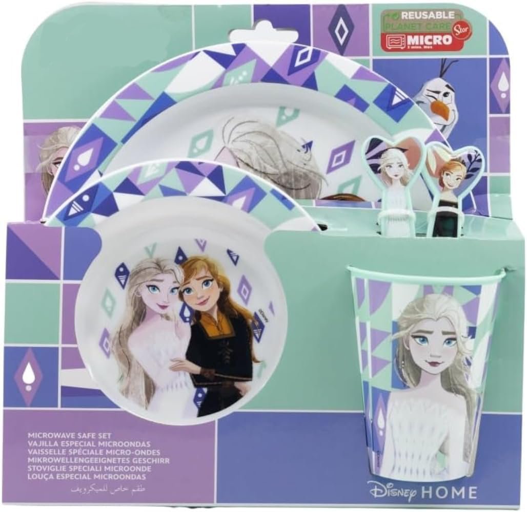 Disney Frozen Microwave safe 5pc dinnerset