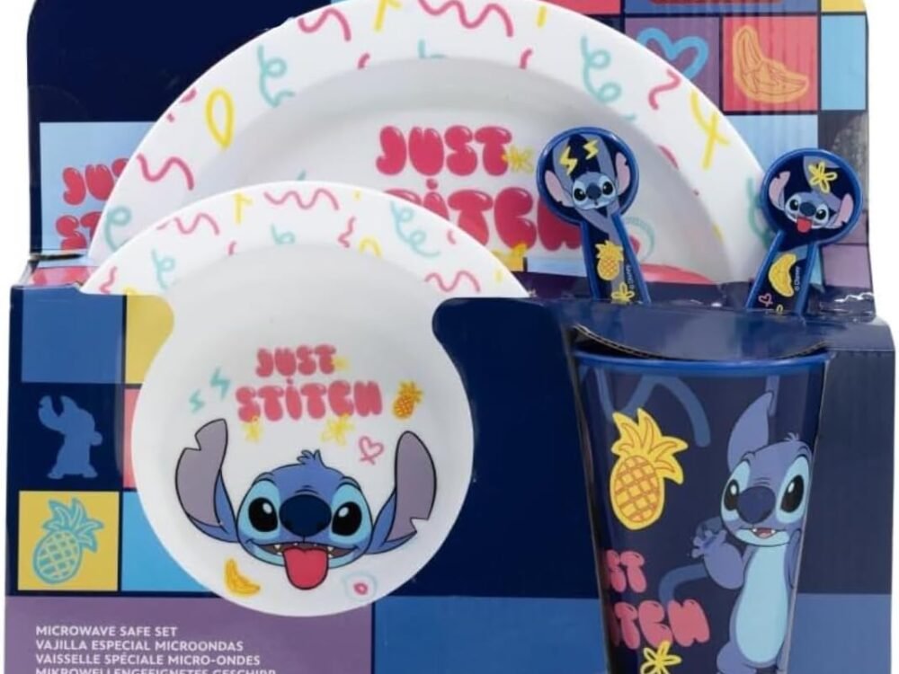 Stitch Microwave safe 5pc dinnerset