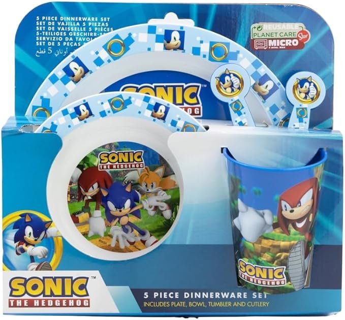 Sonic Microwave safe 5pc dinnerset
