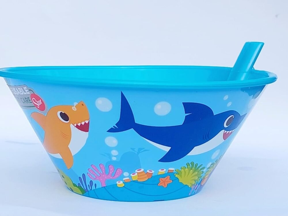 Baby Shark sippy bowl