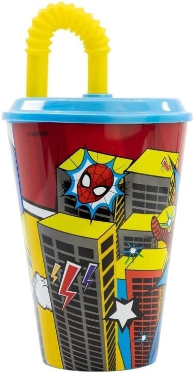 spiderman sports tumbler straw cup