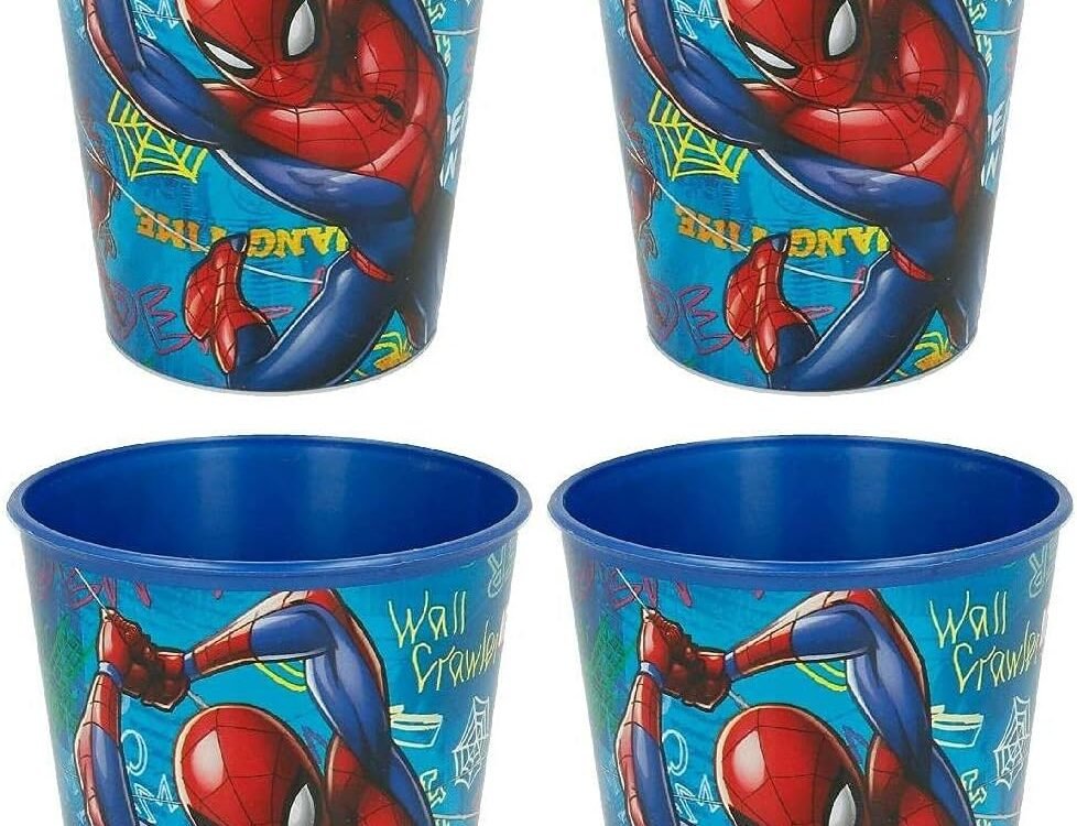 Spiderman graffiti 4pc cups