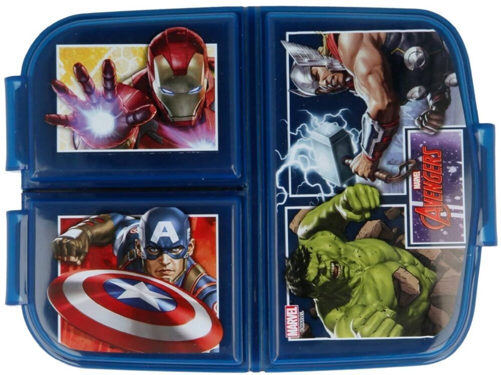 Avengers blue school lunchbox