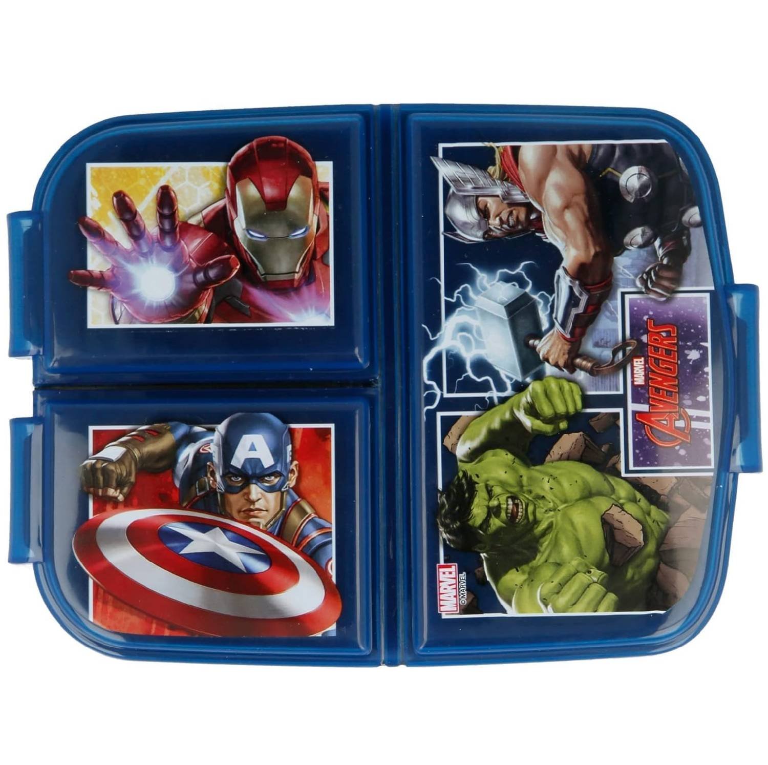 Avengers blue school lunchbox Avengers blue school lunchbox