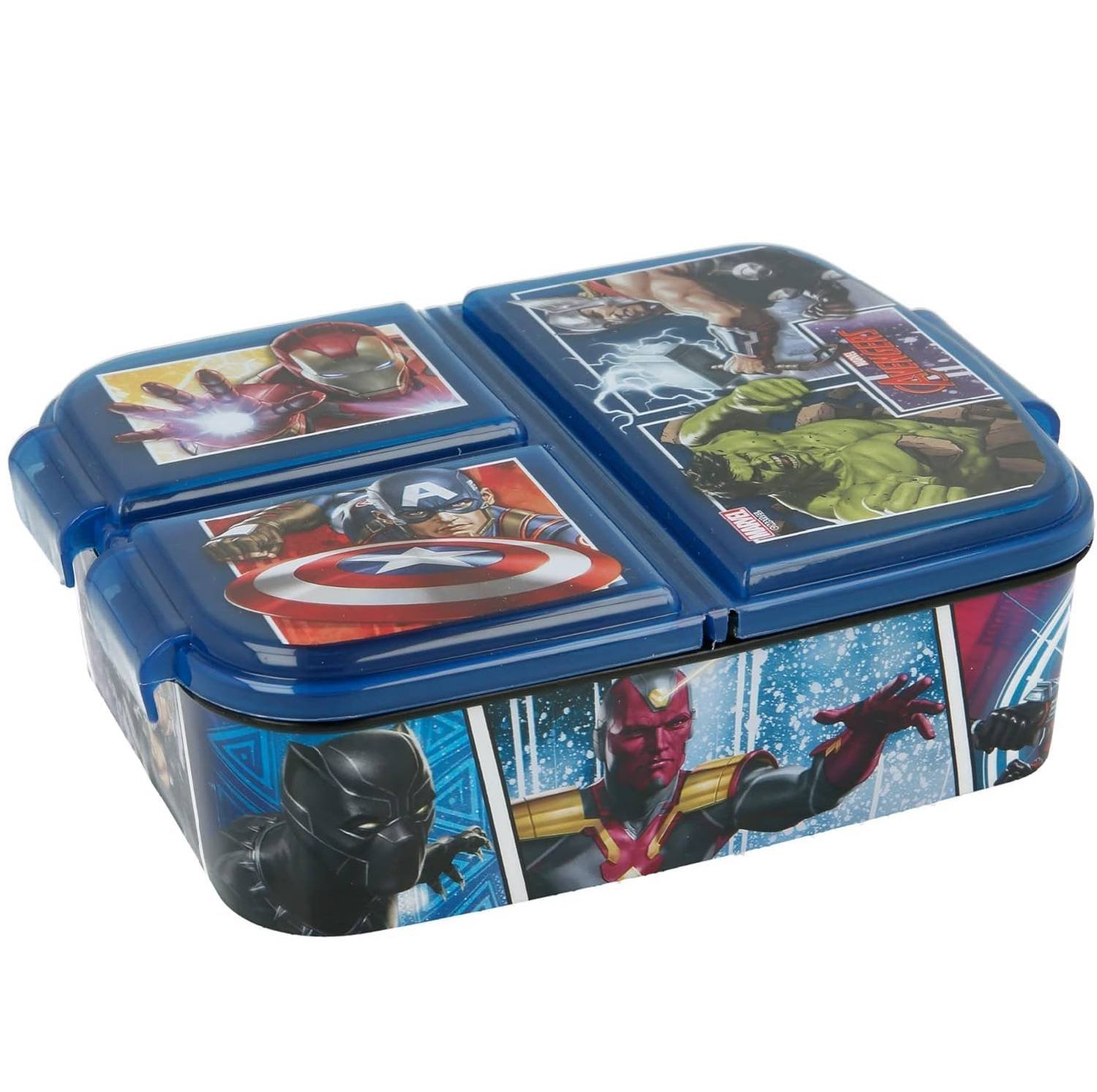 Avengers blue school lunchbox Avengers blue school lunchbox