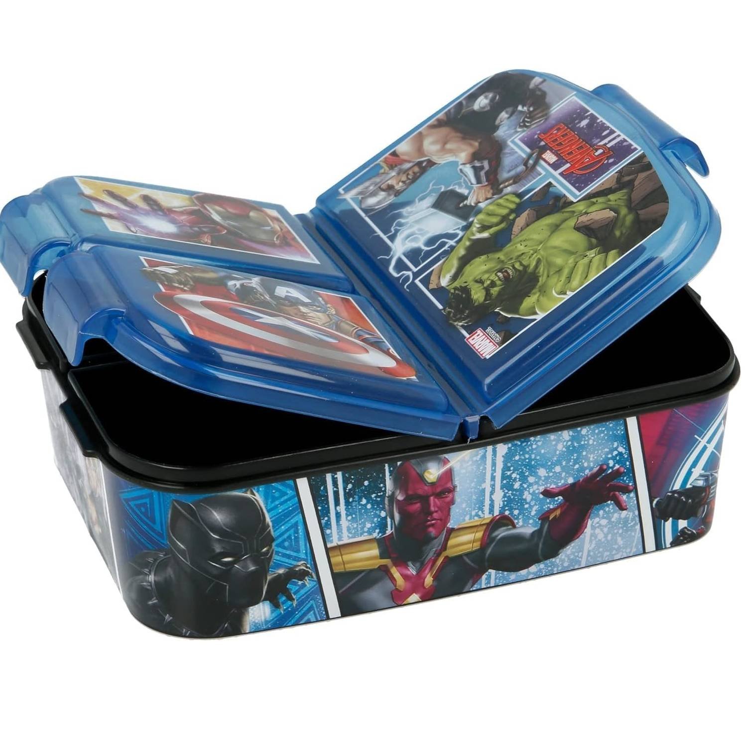 Avengers bschool lunchbox Avengers blue school lunchbox