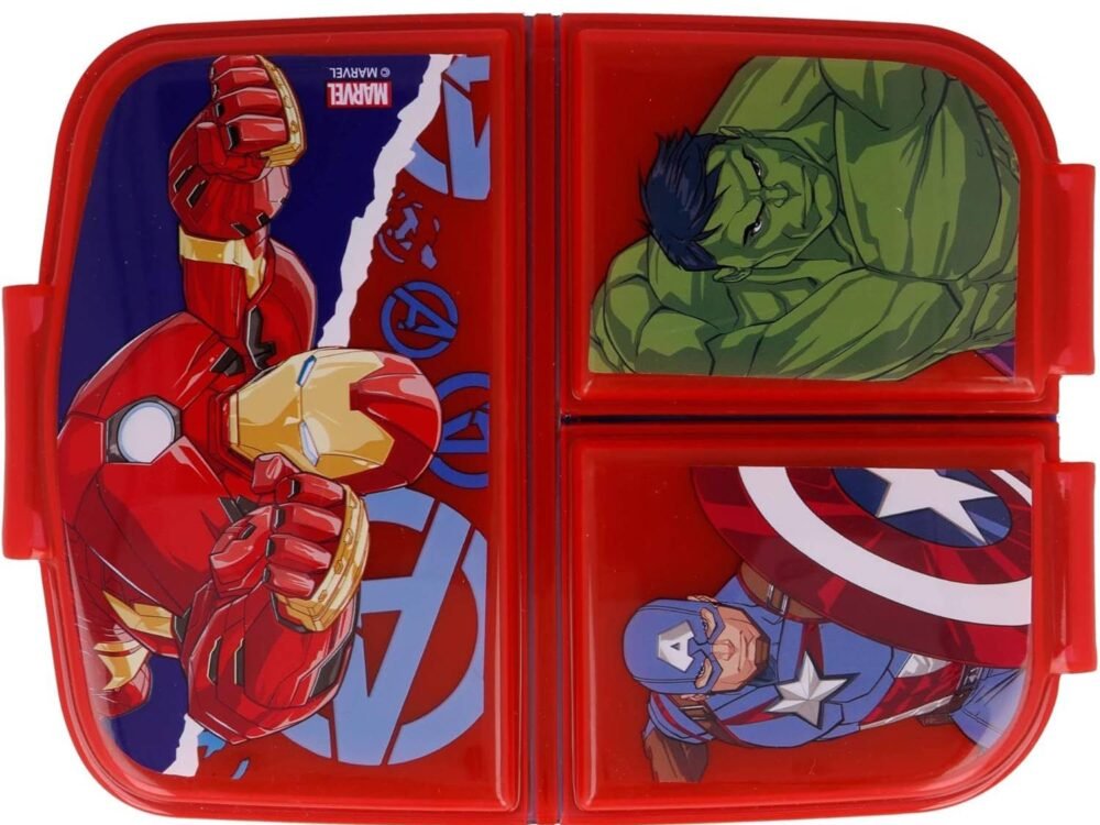 Avengers red school lunchbox