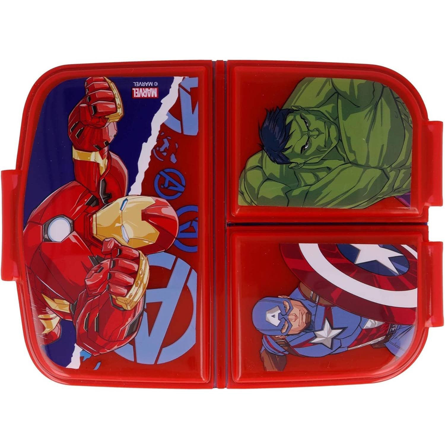 Avengers red school lunchbox(3) Avengers red school lunchbox