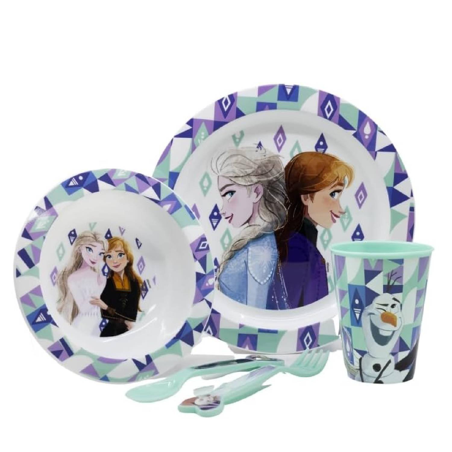 Frozen Microwave safe 5pc dinnerset