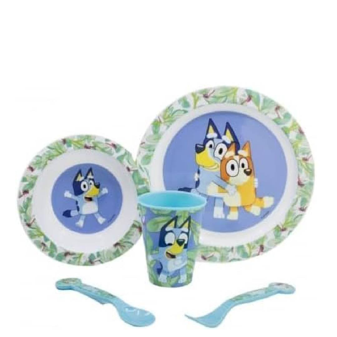 Bluey Microwave safe 5pc dinnerset