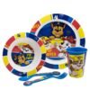 Paw Patrol boys Microwave safe 5pc dinnerset Paw Patrol boys Microwave safe 5pc dinnerset