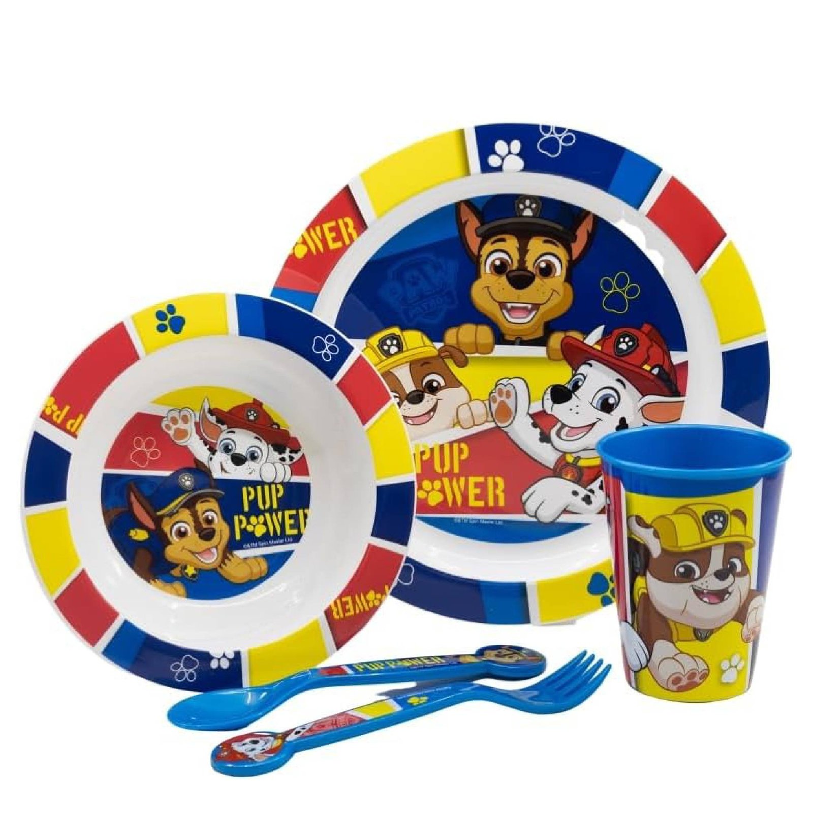Paw Patrol boys Microwave safe 5pc dinnerset