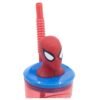 Spiderman red 3d bottle with straw Spiderman red 3d bottle with straw