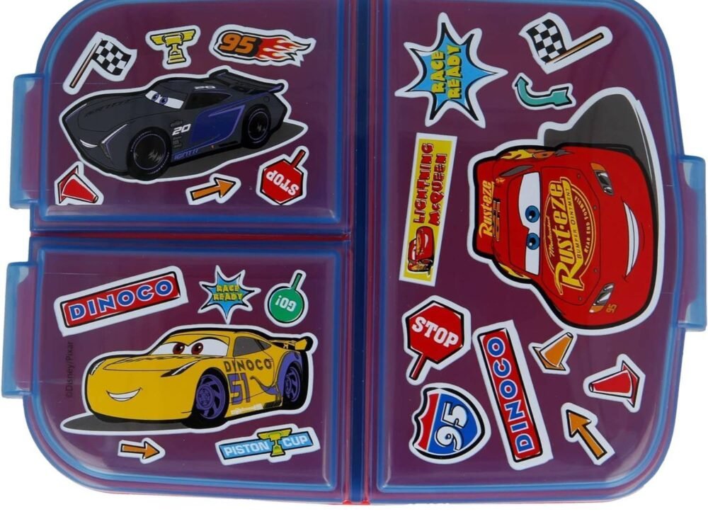 cars stickers lunchbox