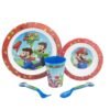 mario Microwave safe 5pc dinnerset mario Microwave safe 5pc dinnerset