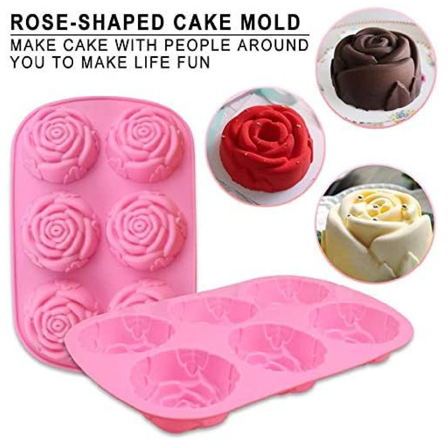 pink rose mould mold