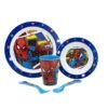 spiderman Microwave safe 5pc dinnerset spiderman Microwave safe 5pc dinnerset